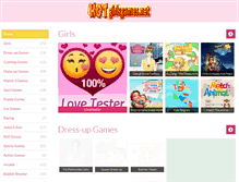 Tablet Screenshot of hotgirlsgames.net